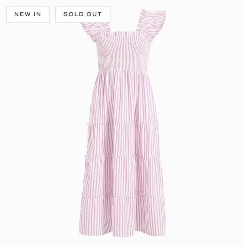 Hill House Pink Candy Stripe Nap Dress